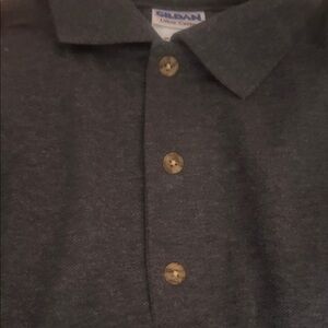 Gildan Dark Gray Polo Shirt